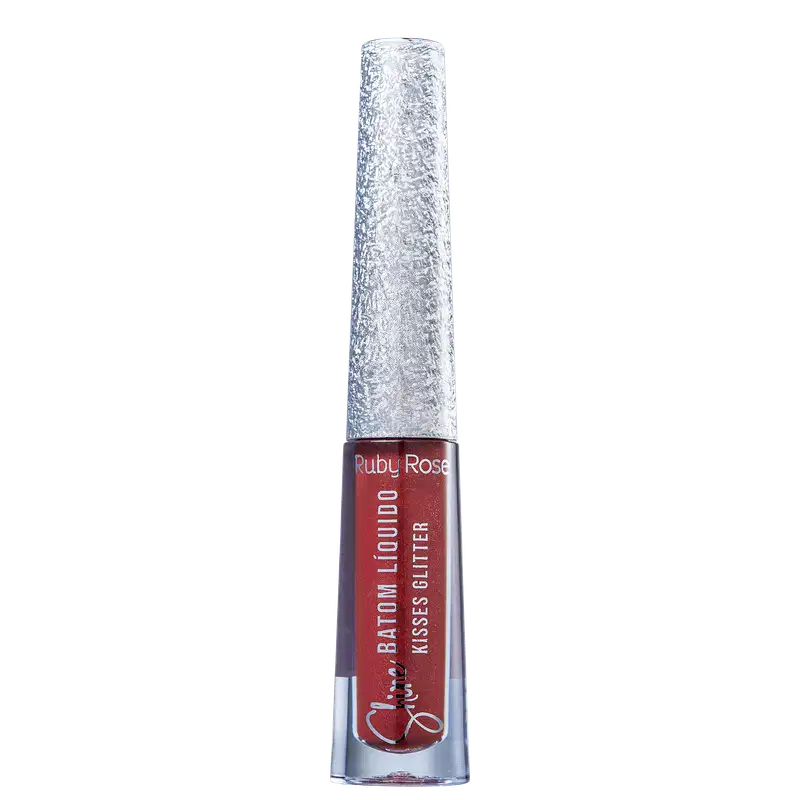 Ruby Rose Shine Kisses Glitter 366 - Batom Líquido 2,1ml