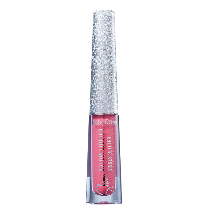 Ruby Rose Shine Kisses Glitter 370 - Batom Líquido 2,1ml