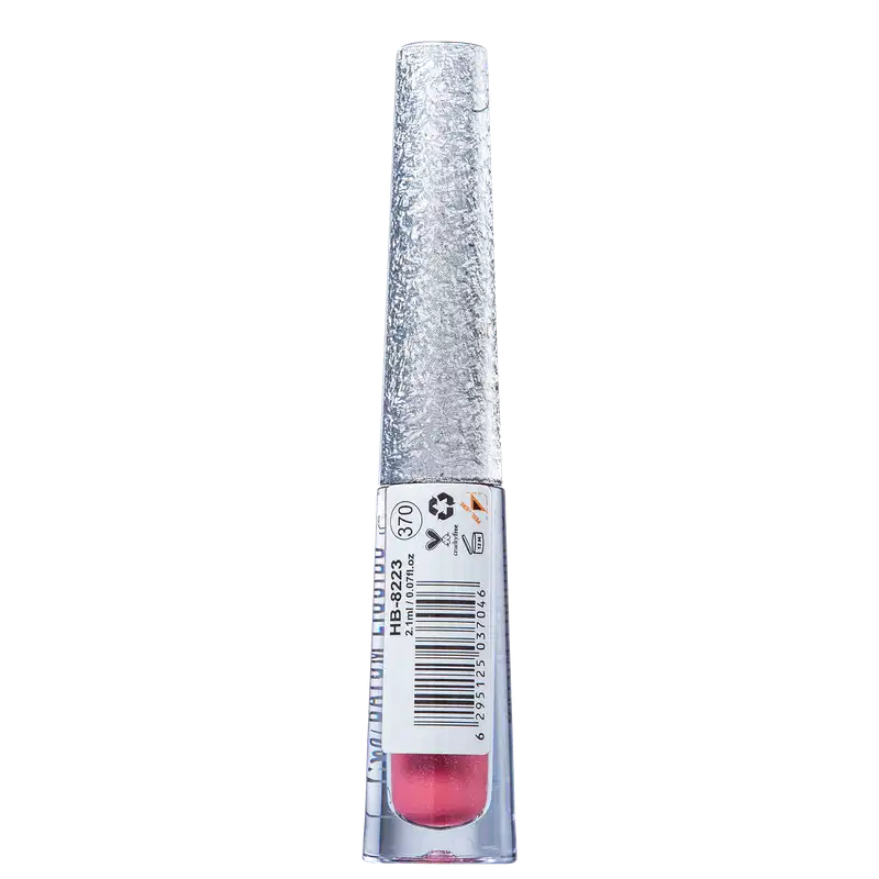 Ruby Rose Shine Kisses Glitter 370 - Batom Líquido 2,1ml