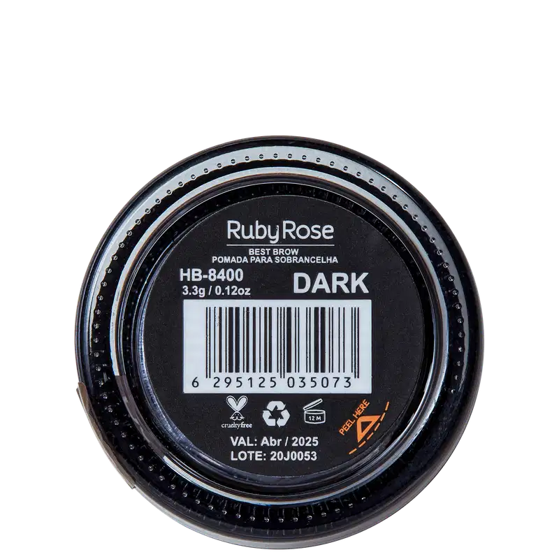 Ruby Rose Best Brow Dark - Pomada para Sobrancelha