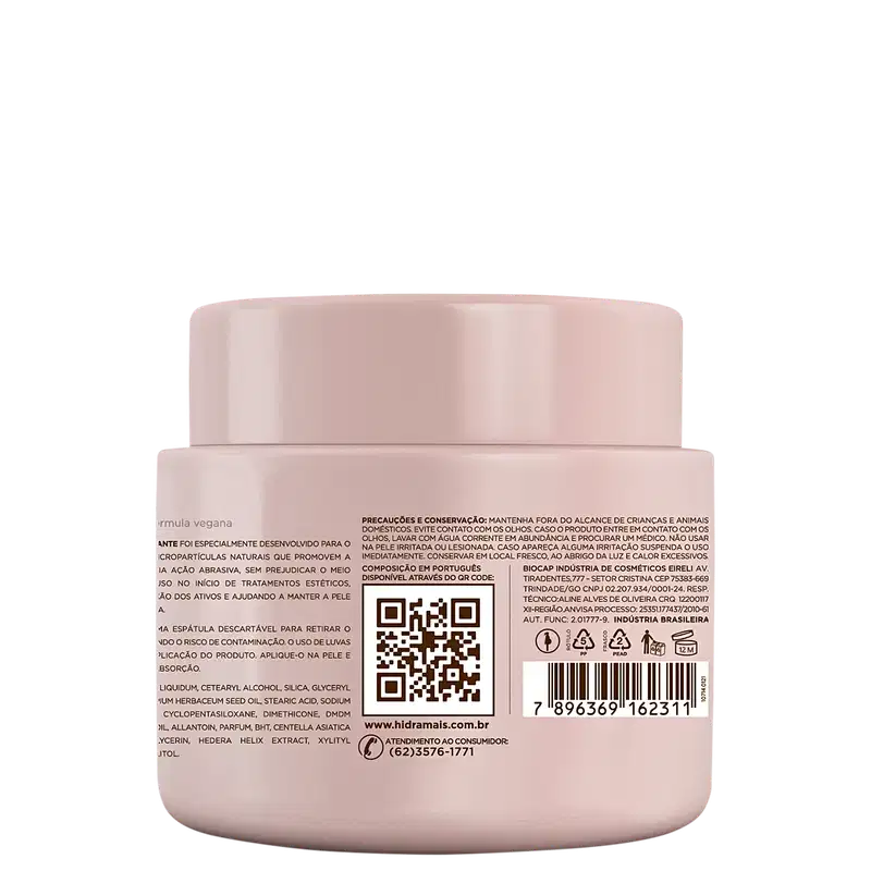 Hidramais Natural - Creme Esfoliante Corporal 500g