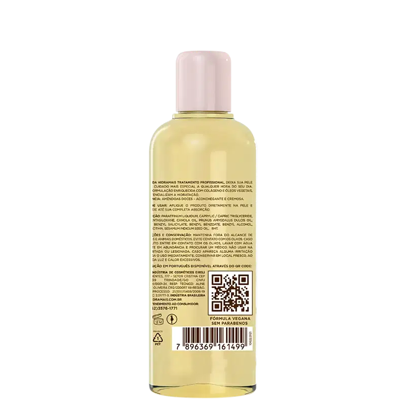 Hidramais Amêndoas Doces & Colágeno - Óleo Corporal 120ml