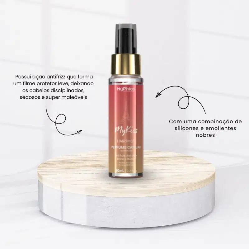 MyPhios Perfume Capilar Fragrância Duradoura Hair Mist 60 ml