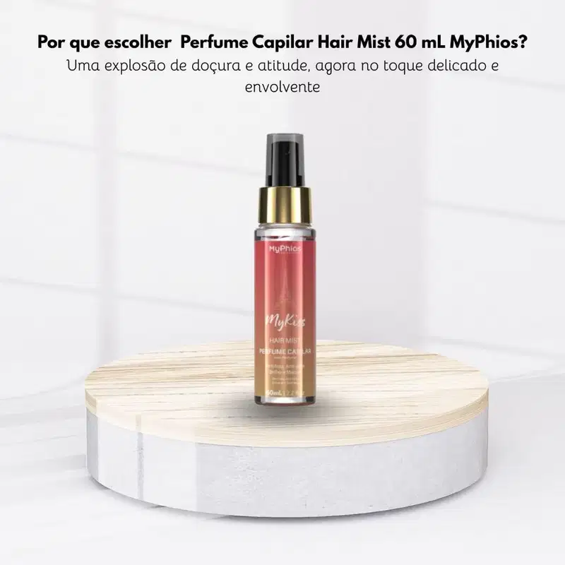 MyPhios Perfume Capilar Fragrância Duradoura Hair Mist 60 ml