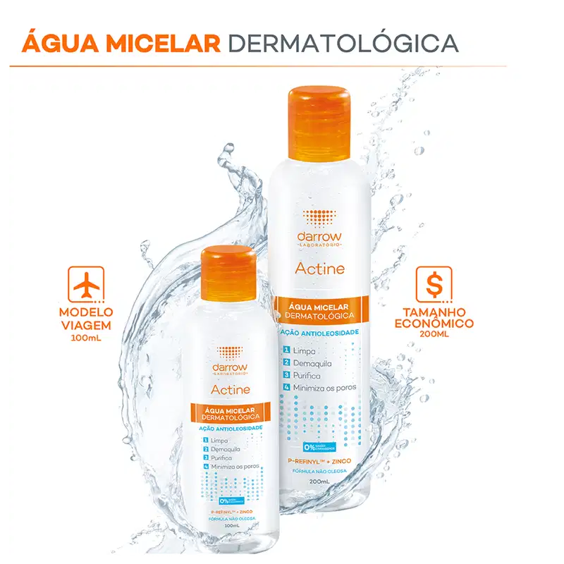 Darrow Actine Dermatológica - Água Micelar 100ml