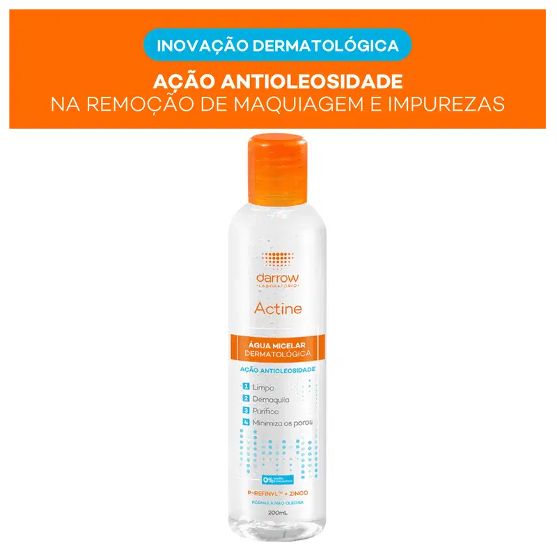 Darrow Actine Dermatológica - Água Micelar 200ml