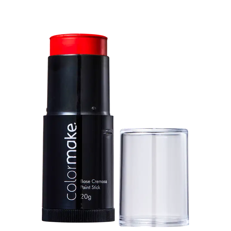 Colormake Paint Stick 8042 Vermelho - Base Cremosa em Bastão 20g