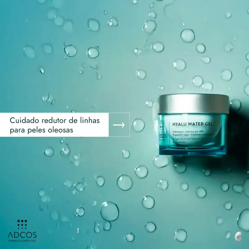 Adcos Hyalu Water Gel - Redutor de Linhas 50g