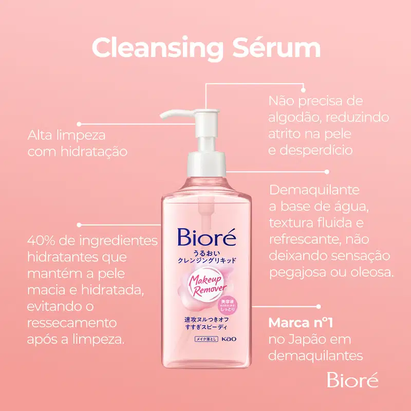 Bioré Make Up Remover Cleansing - Sérum Demaquilante 230ml