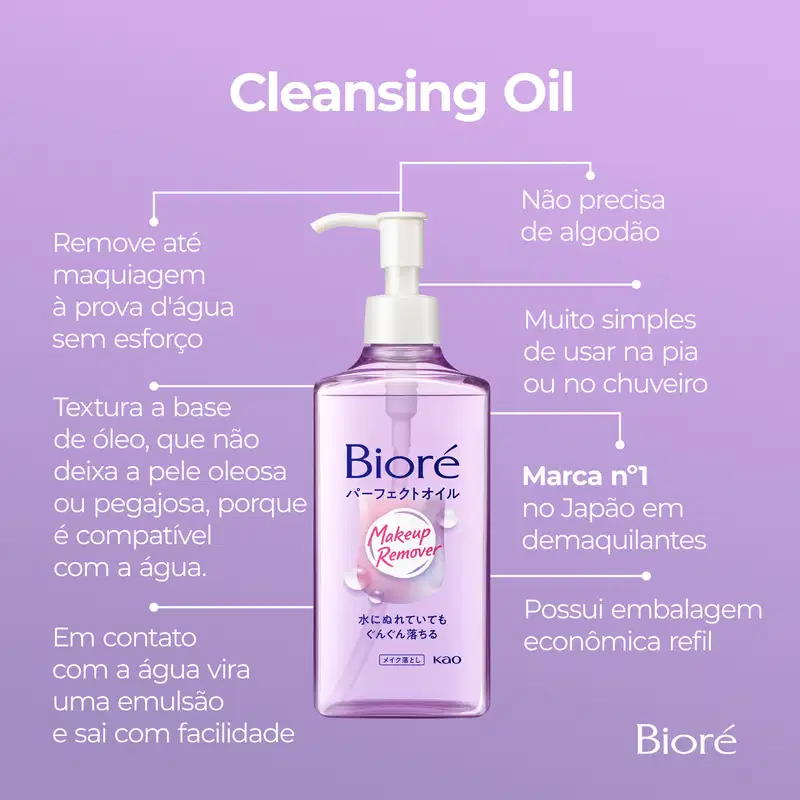 Bioré Make Up Remover Cleansing Oil - Óleo Demaquilante 230ml