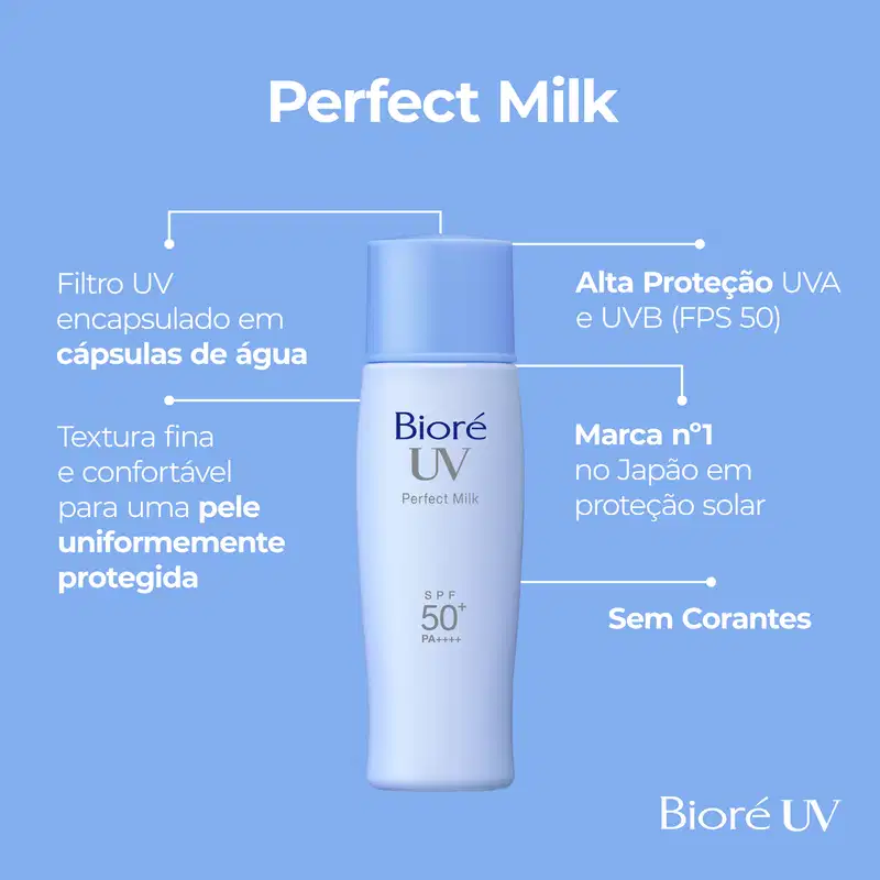 Bioré UV Perfect Milk FPS 50 - Protetor Solar 40ml