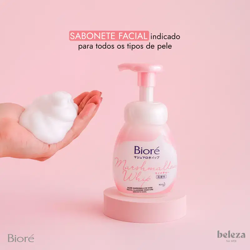 Bioré Marshmallow Whip Facial Cleansing Moisture - Sabonete Facial 150ml