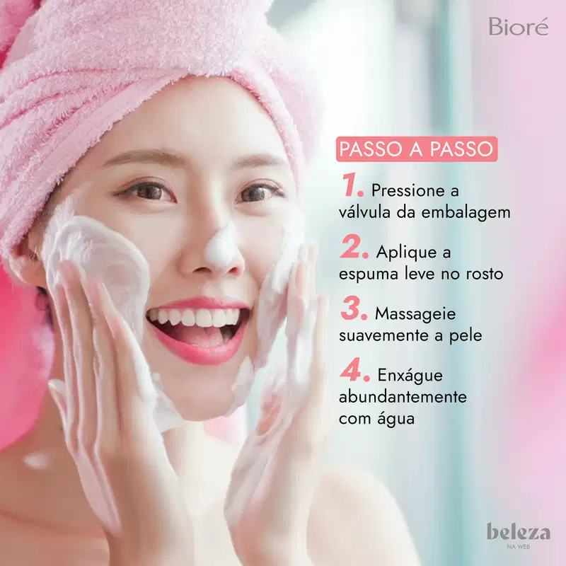 Bioré Marshmallow Whip Facial Cleansing Moisture - Sabonete Facial 150ml