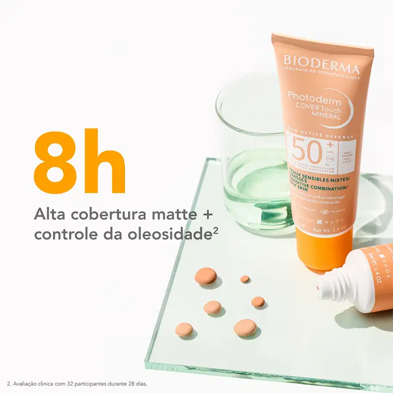 Bioderma Photoderm Cover Touch Mineral FPS 50+ 3.0 - Protetor Solar Facial 40g