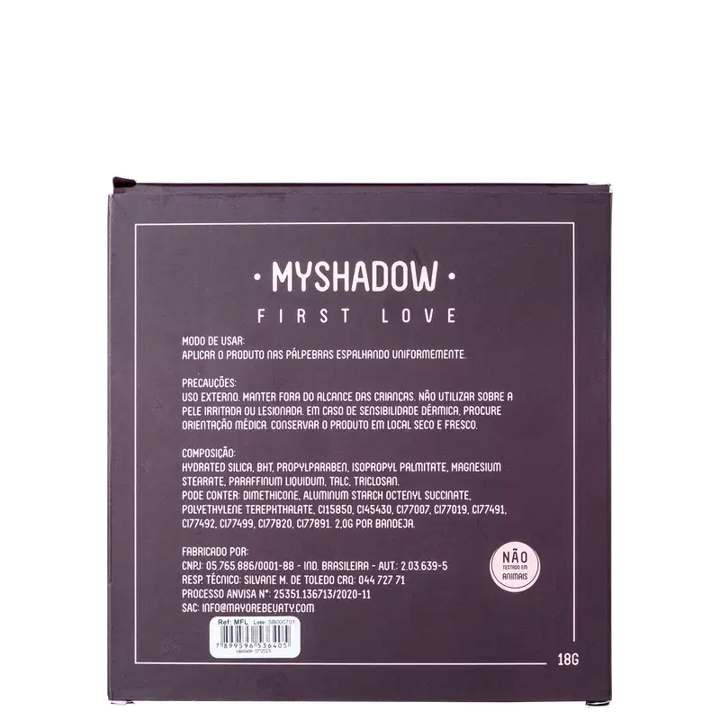 Mayore Beauty MyShadow First Love - Paleta de Sombras 18g