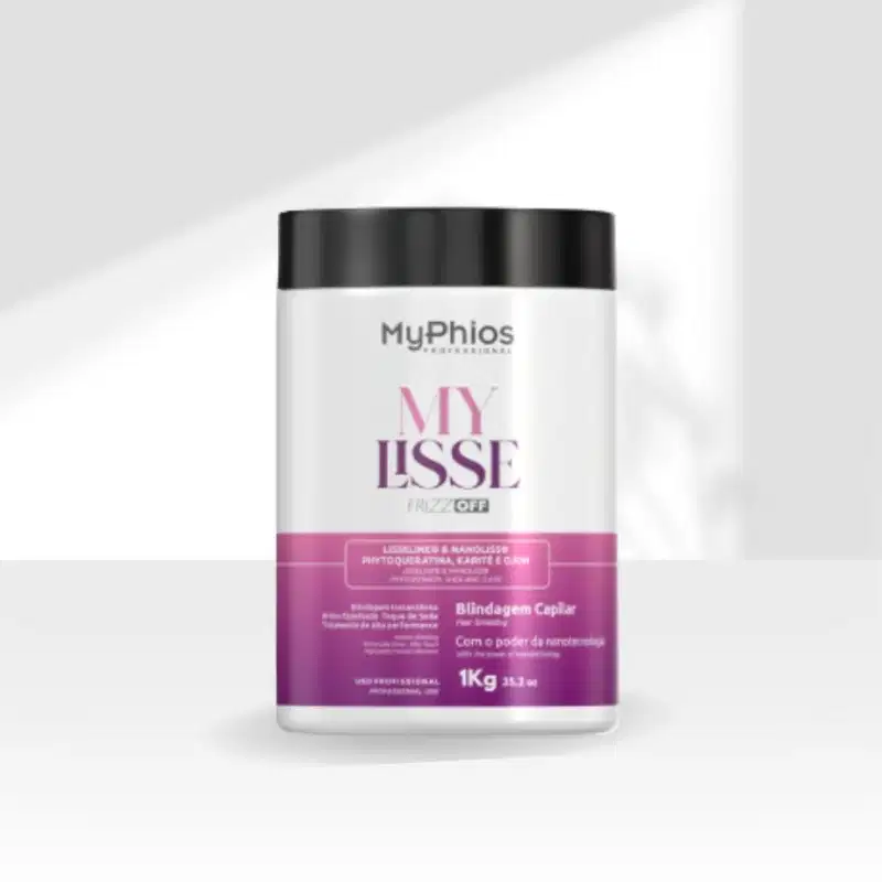 MyPhios Mascara Blindagem Frizz Off Cabelos Sedosos 1 KG