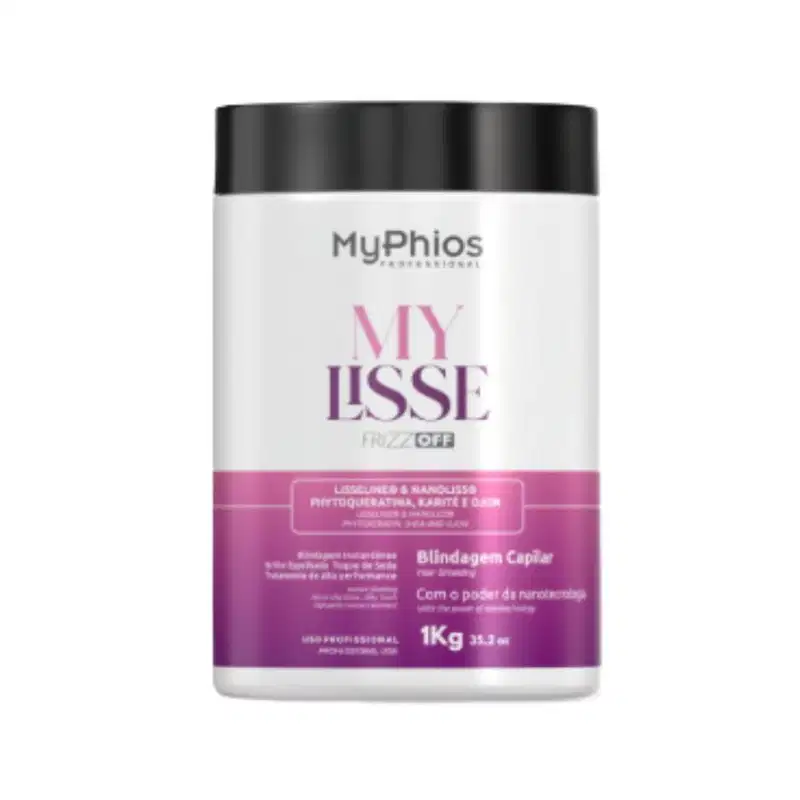 MyPhios Mascara Blindagem Frizz Off Cabelos Sedosos 1 KG