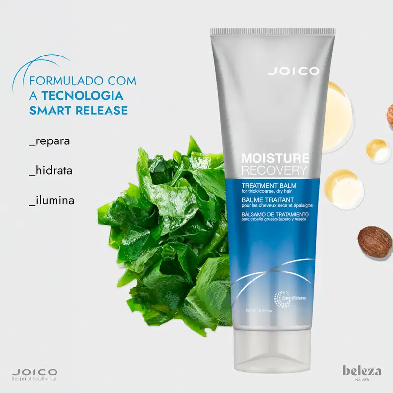 Joico Moisture Recovery Treatment Balm Smart Release - Máscara Capilar 250ml