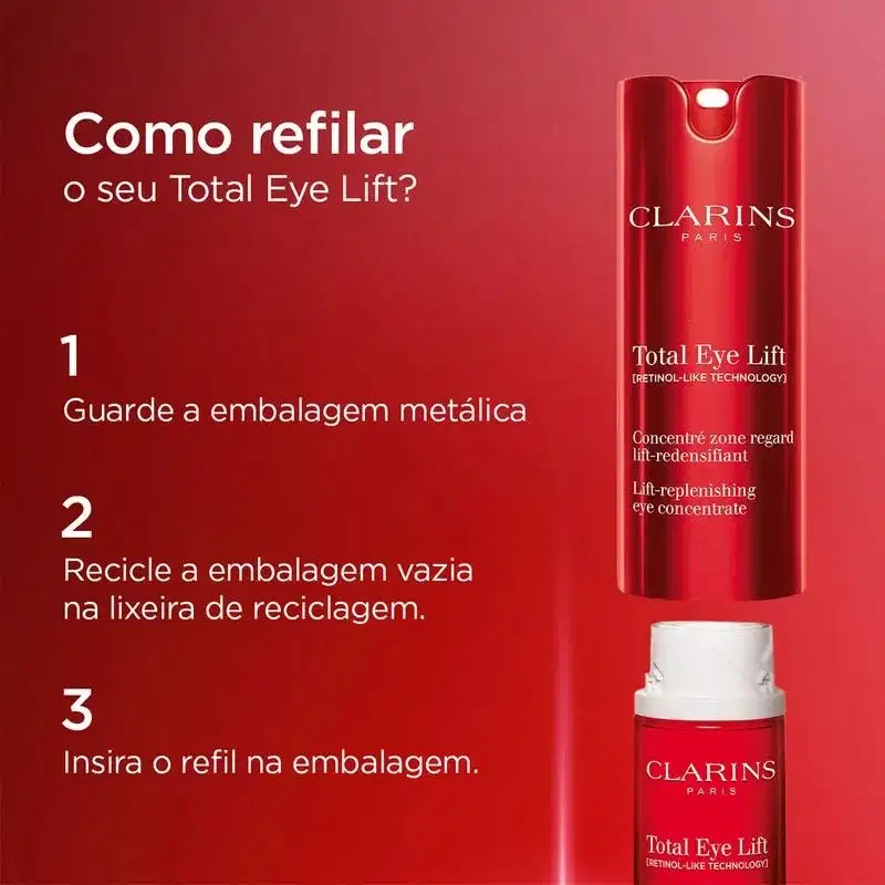 Clarins Total Eye Lift - Creme para Área dos Olhos 15ml