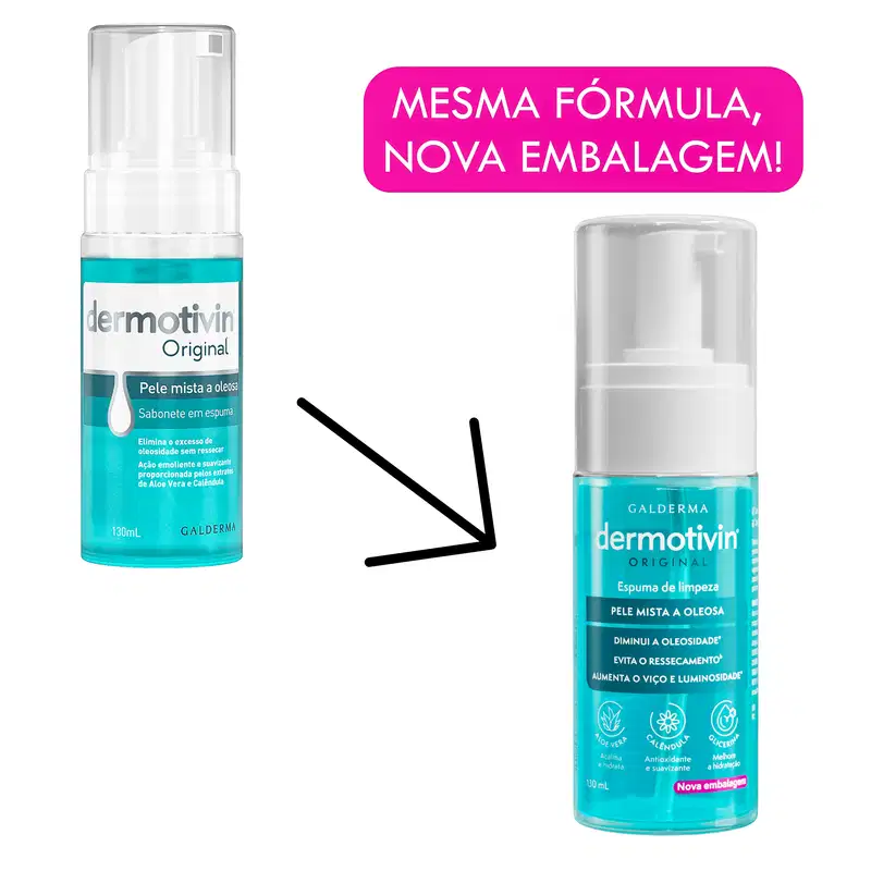 Dermotivin Original - Espuma de Limpeza Facial 130ml