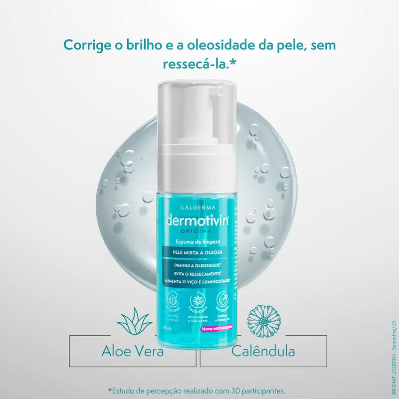 Dermotivin Original - Espuma de Limpeza Facial 130ml