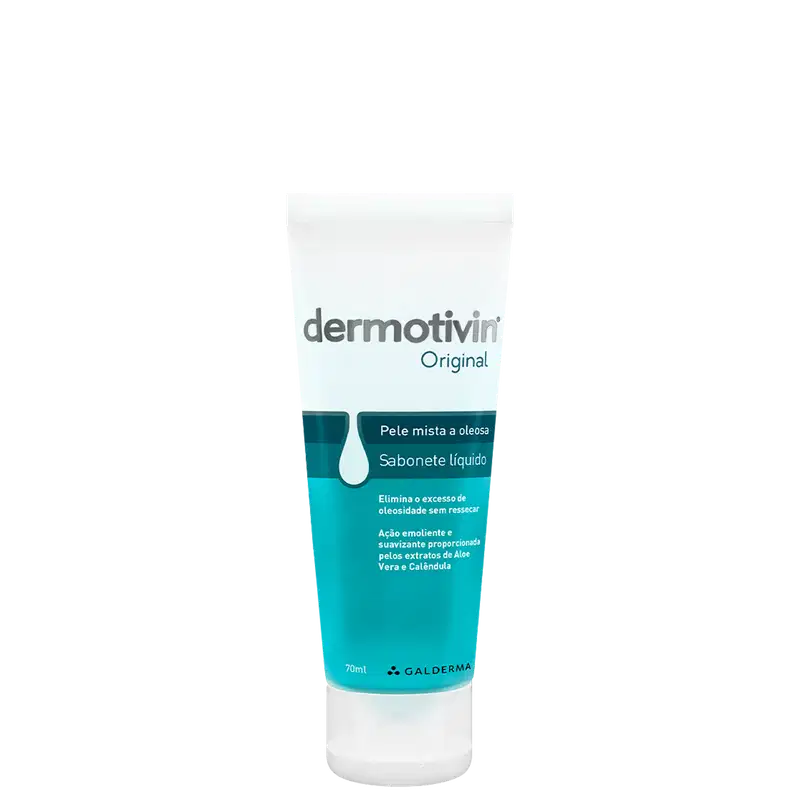 Dermotivin Original Pele Mista - Sabonete Líquido Facial 70ml