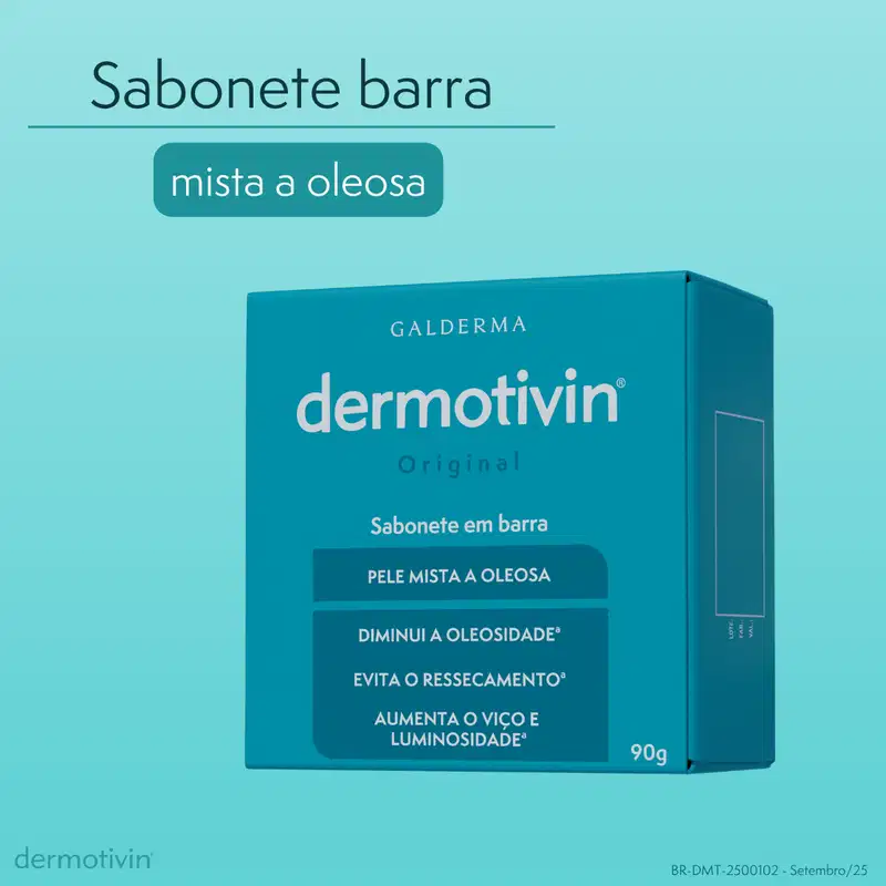 Dermotivin Original - Sabonete em Barra Facial 90g