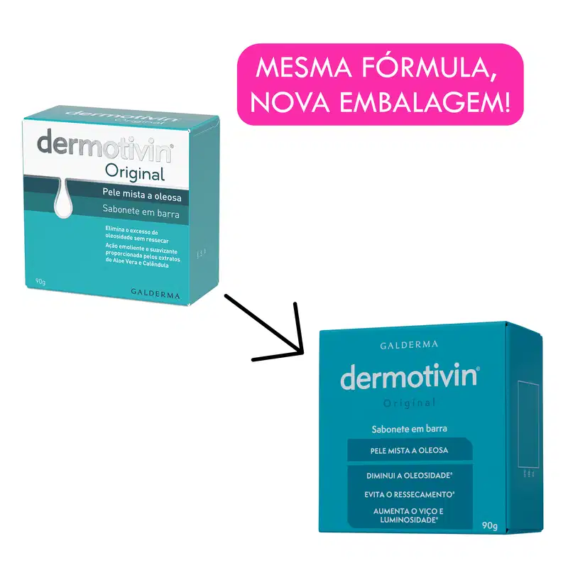 Dermotivin Original - Sabonete em Barra Facial 90g