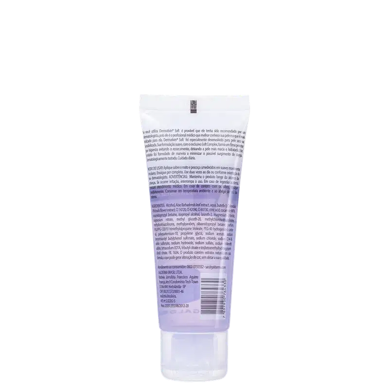 Dermotivin Soft Pele Seca ou Sensibilizada - Sabonete Líquido Facial 70ml