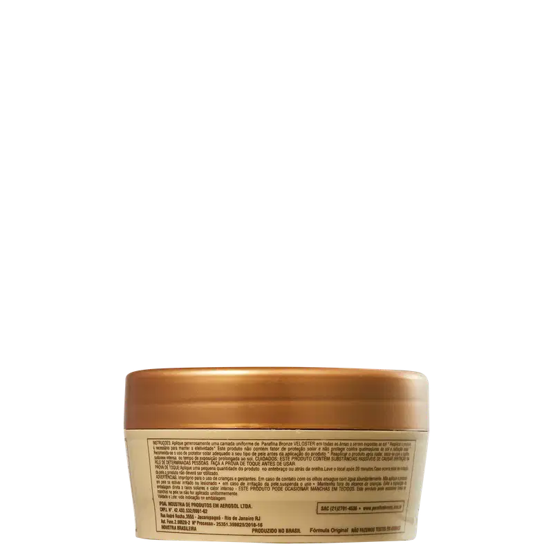 Parafina Bronze Veloster Acelerador de Bronzeado - Bronzeador 120g