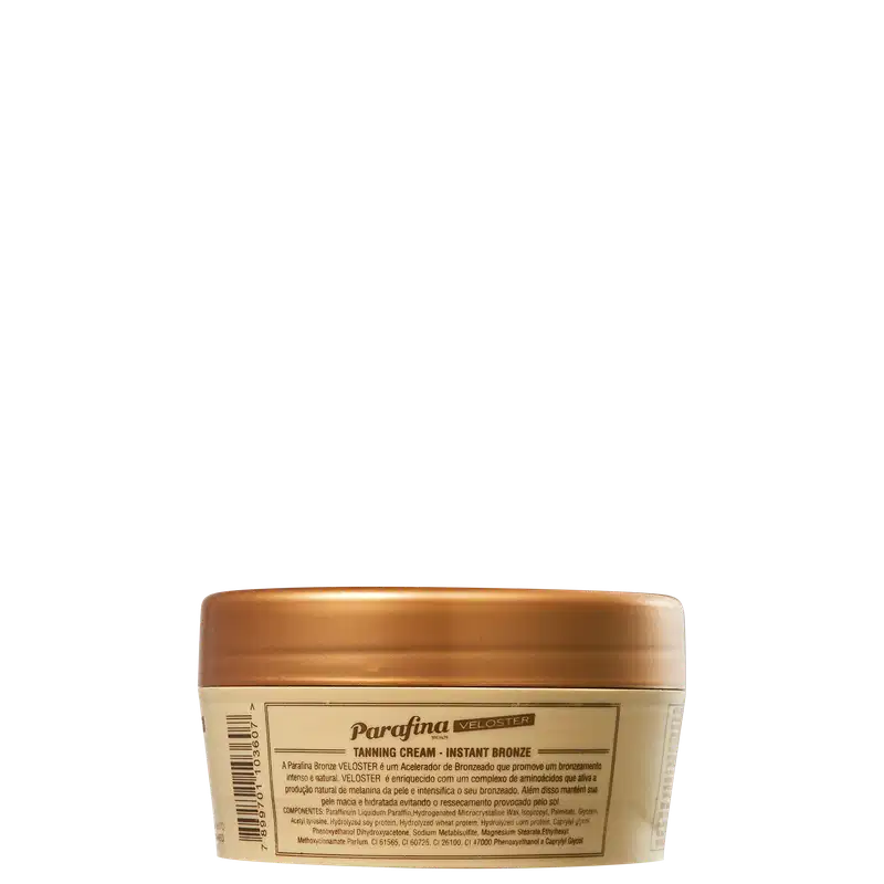 Parafina Bronze Veloster Acelerador de Bronzeado - Bronzeador 120g