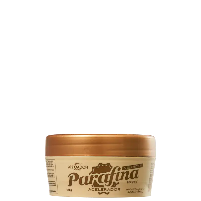 Parafina Bronze Veloster Acelerador de Bronzeado - Bronzeador 120g