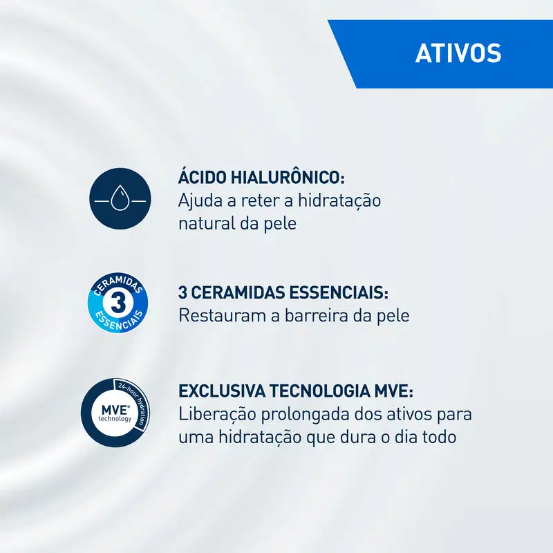 CeraVe para Pele Seca a Extra Seca - Loção Hidratante Facial e Corporal Sem Perfume 200ml
