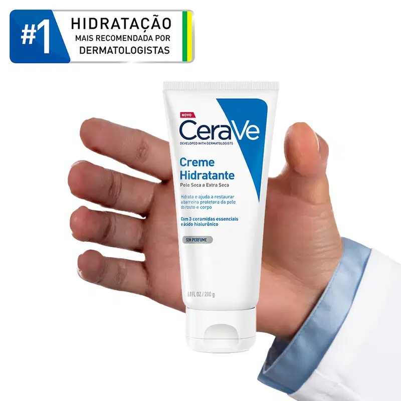 CeraVe para Pele Seca a Extra Seca - Creme Hidratante 200g