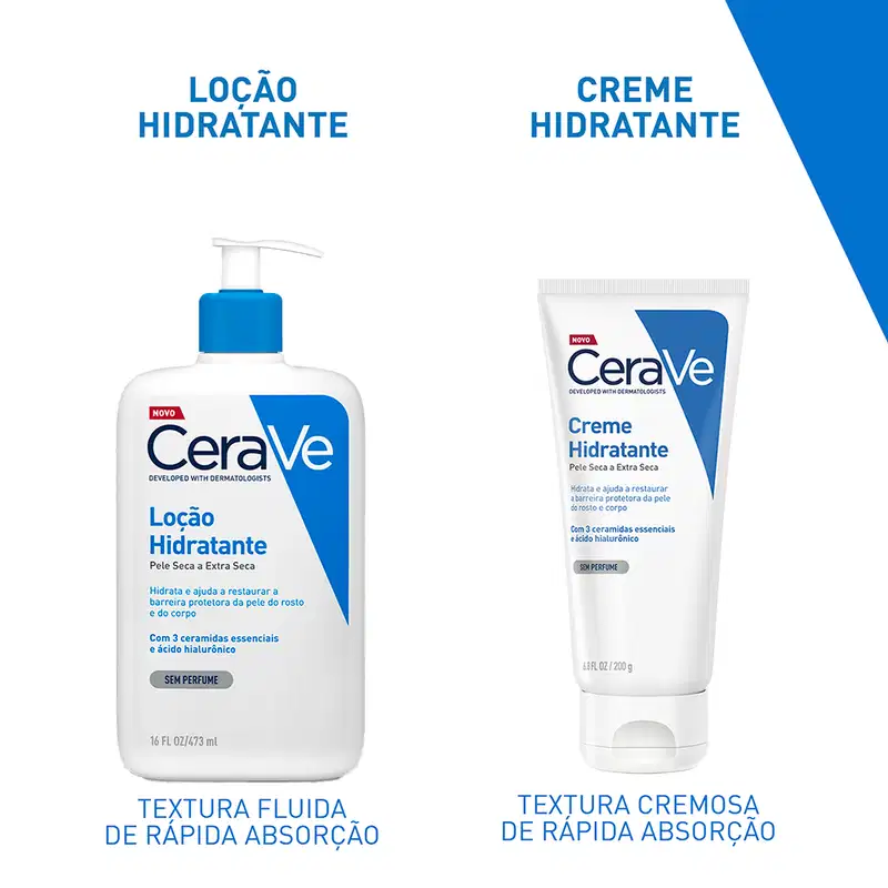 CeraVe para Pele Seca a Extra Seca - Creme Hidratante 200g