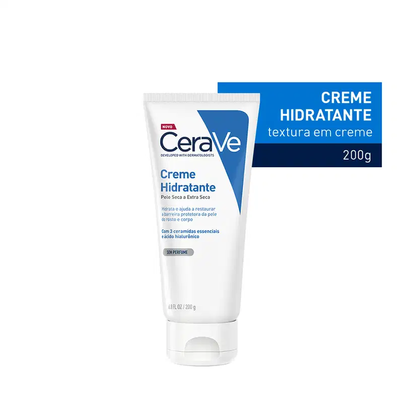 CeraVe para Pele Seca a Extra Seca - Creme Hidratante 200g