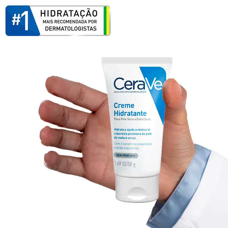 CeraVe para Pele Seca a Extra Seca - Creme Hidratante 50g