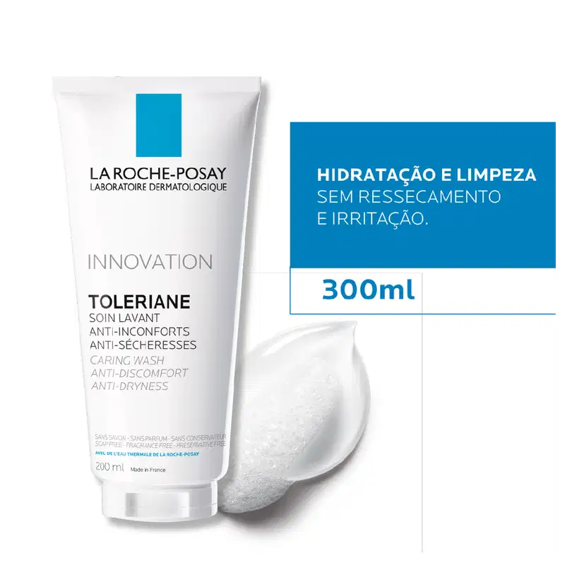 La Roche-Posay Toleriane Clean - Creme de Limpeza Facial 200ml