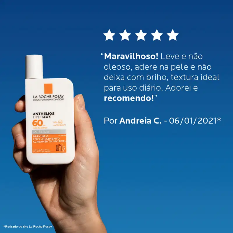La Roche-Posay Anthelios Hydraox FPS60 - Protetor Solar 50ml