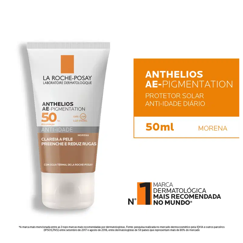 La Roche-Posay Anthelios AE- Pigmentation FPS50 Morena - Protetor Solar com Cor 40g