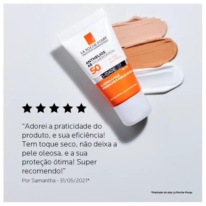 La Roche-Posay Anthelios AE- Pigmentation FPS50 Morena - Protetor Solar com Cor 40g
