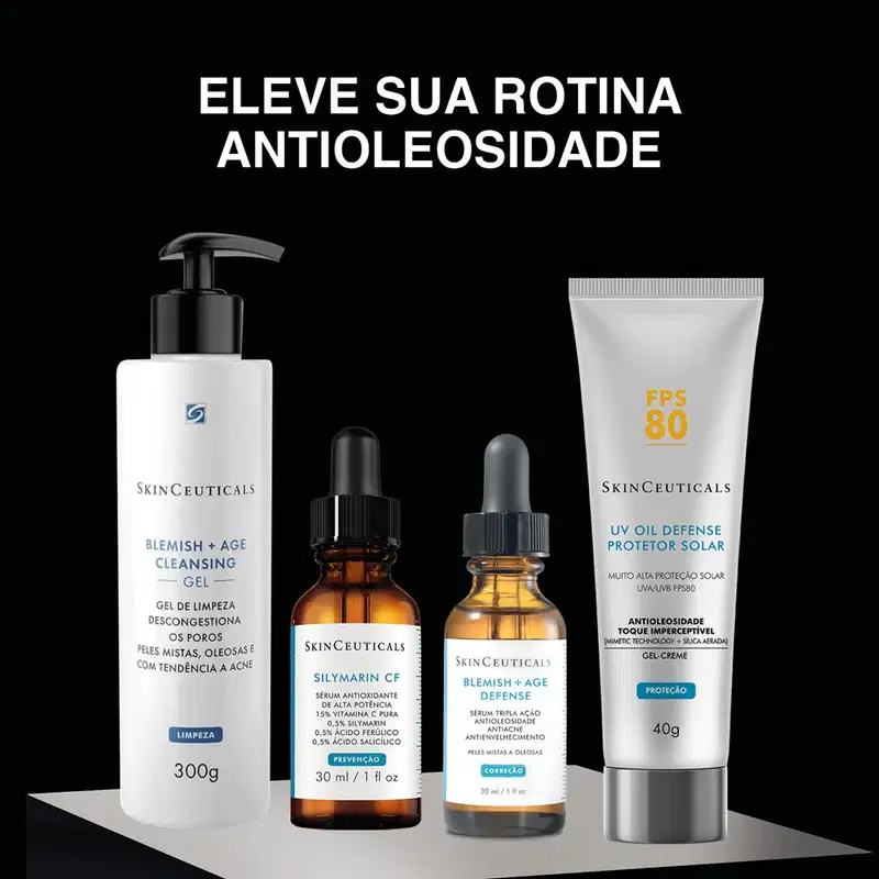 SkinCeuticals UV Oil Defense FPS 80 - Protetor Solar Facial 40g