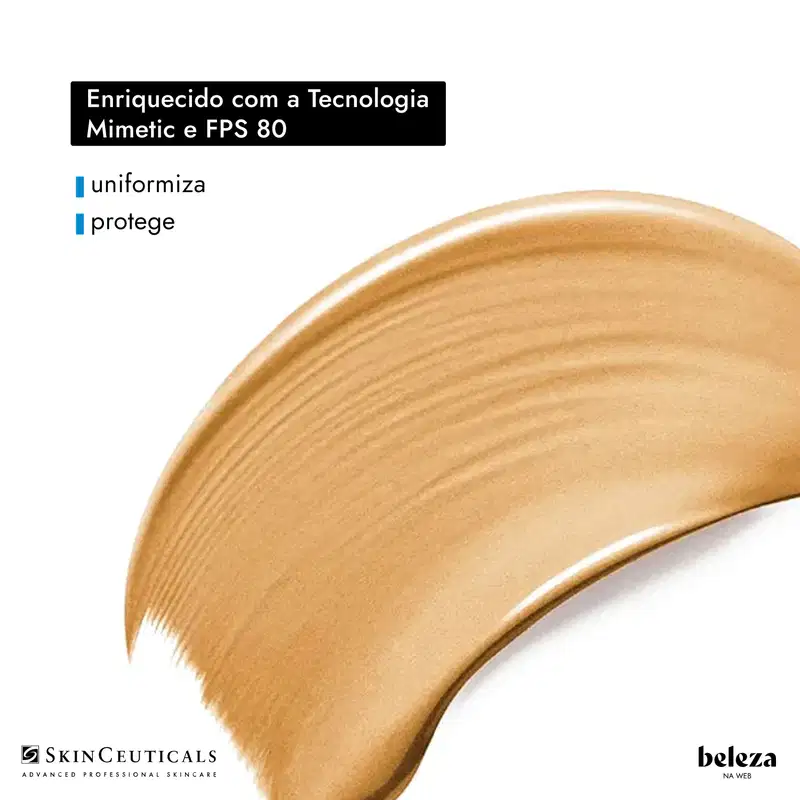 SkinCeuticals UV Oil Defense FPS 80 - Protetor Solar com Cor 40g