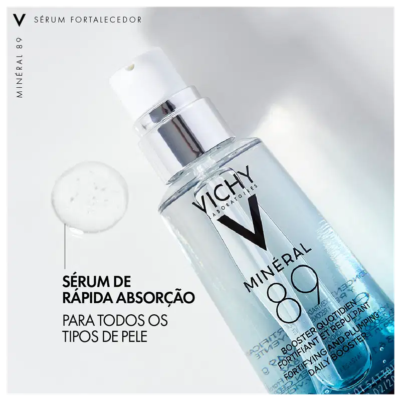 A imagem mostra o Hidratante Facial Vichy Minéral 89.