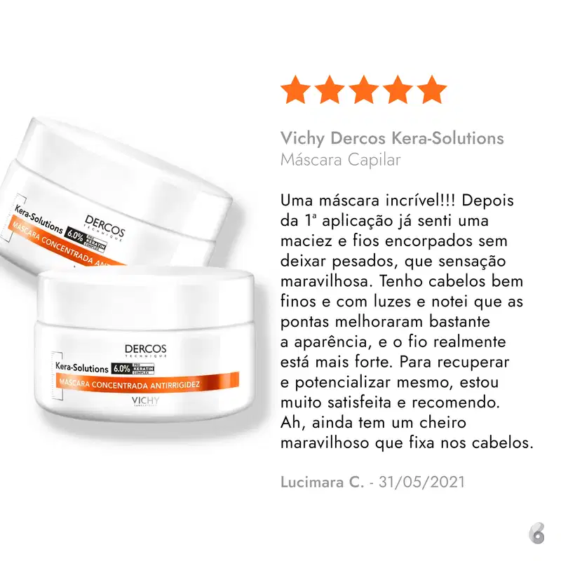 Vichy Dercos Kera-Solutions - Máscara de Tratamento  200ml