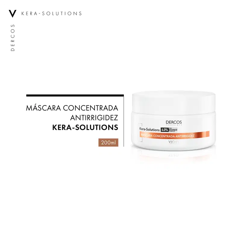 Máscara concentrada antirrigidez Kera-Solutions, 200ml.