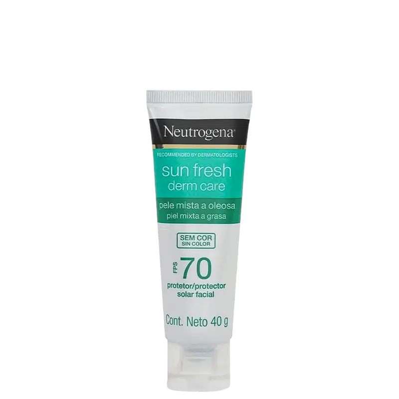 Neutrogena Sun Fresh Derm Care FPS 70 - Protetor Solar Facial 40g