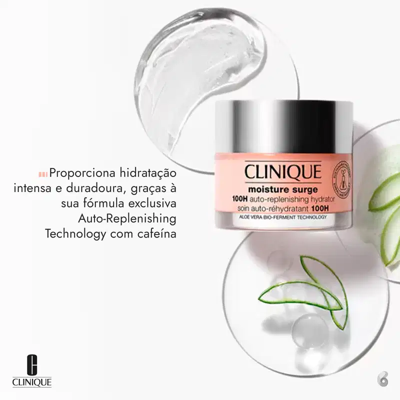Clinique Moisture Surge™ 100H - Hidratante em Gel Facial 50ml