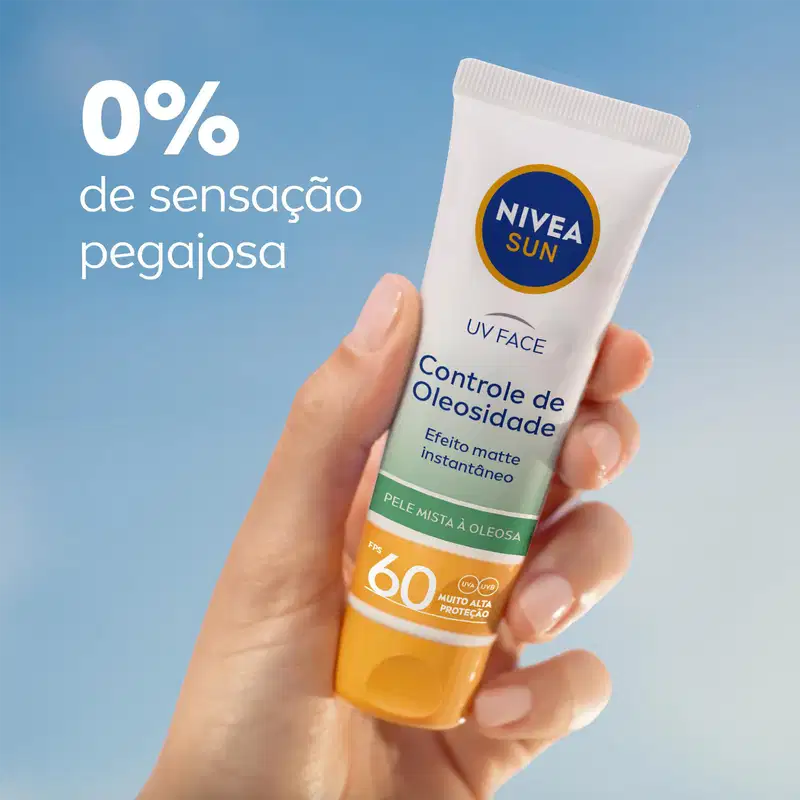 NIVEA Sun UV Face Controle de Oleosidade FPS 60 - Protetor Solar Facial 50ml