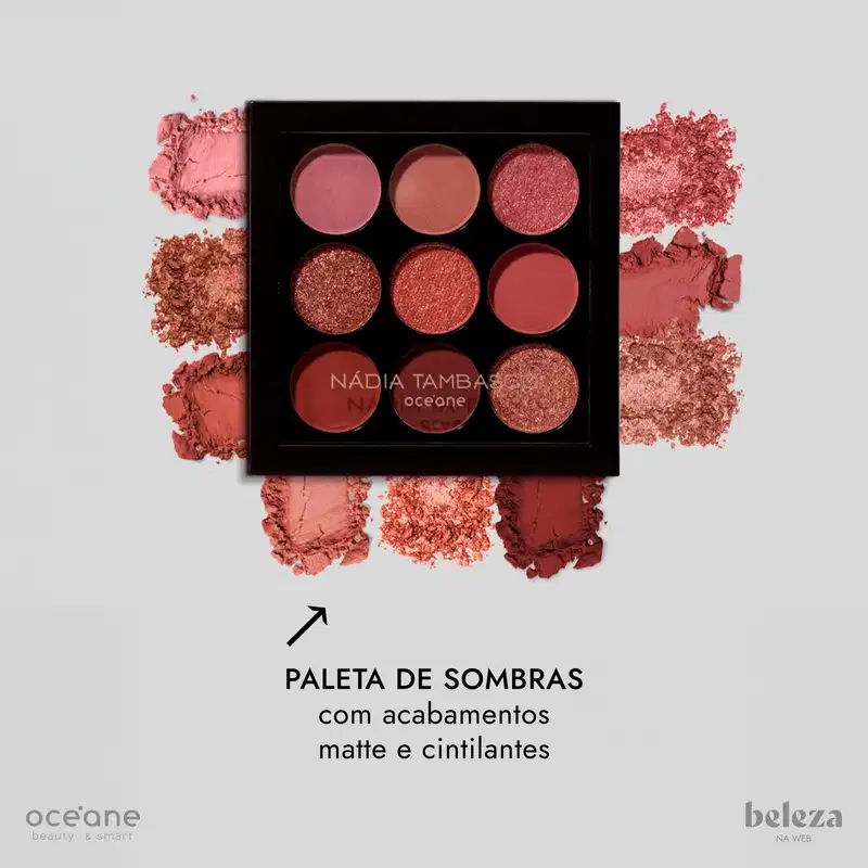 Nádia Tambasco by Océane To Go Nude - Paleta de Sombras 7,2g